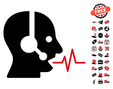 Operatör konuşma simgesini ücretsiz bonus