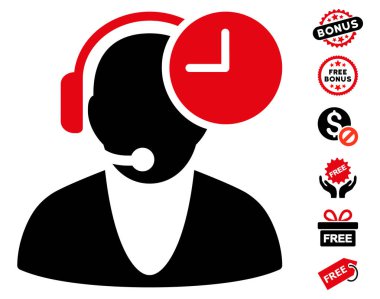 İşleç saat simgesini ücretsiz bonus