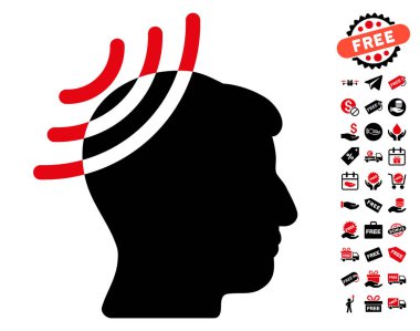 Ücretsiz Bonus ile radyo Resepsiyon kafa simgesi