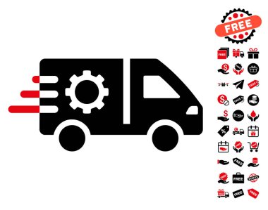 Ücretsiz Bonus ile hizmet araba simgesi