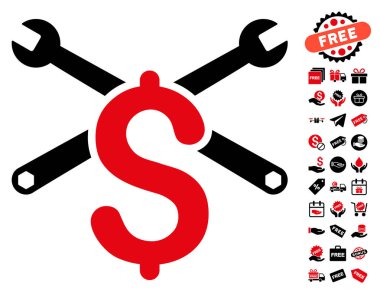 Hizmet fiyat simgesi ücretsiz bonus