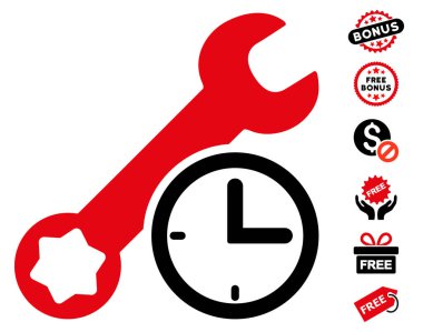 Hizmet saat simgesini ücretsiz bonus