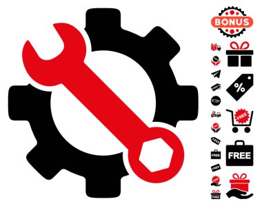 Ücretsiz Bonus simgesiyle hizmet araçları