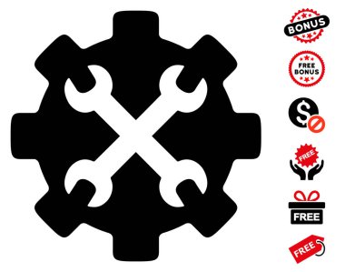 Ücretsiz Bonus simgesiyle hizmet araçları