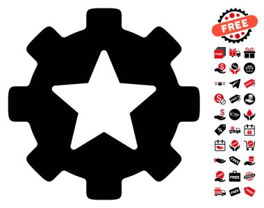 Yıldız sık seçenekleri dişli simgesini ücretsiz bonus