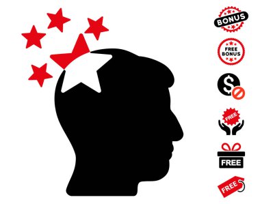 Yıldız kafa simgesi ücretsiz Bonus ile vurmak