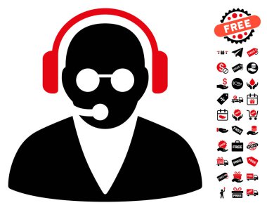 Ücretsiz Bonus ile destek işleç simgesi