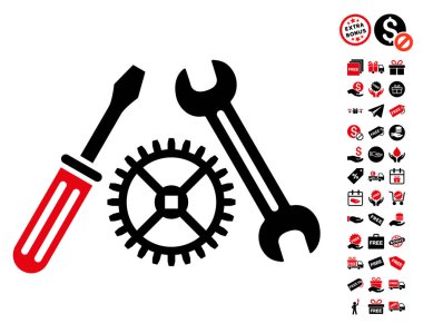 Service simgesini Ücretsiz Bonus ile ayarlama