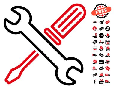 Araçlar simgesi ücretsiz Bonus ile ayarlama