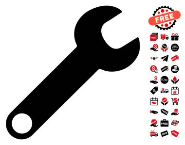 İngiliz anahtarı simgesini ücretsiz bonus