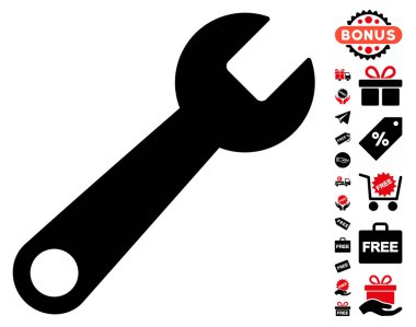 İngiliz anahtarı simgesini ücretsiz bonus