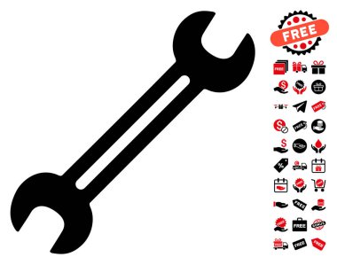 İngiliz anahtarı simgesini ücretsiz bonus