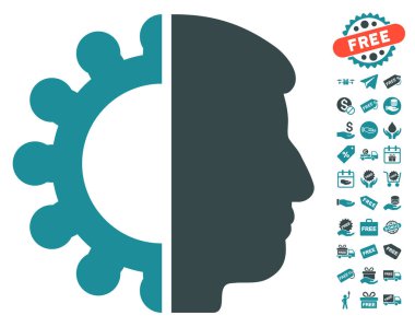 Ücretsiz Bonus ile Android kafa simgesi