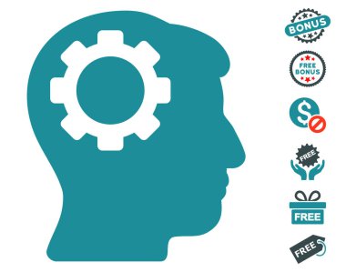 Beyin dişli simgesini ücretsiz bonus