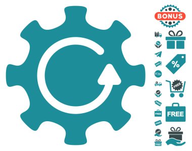 COG döndürme yönünü simgesi ücretsiz bonus