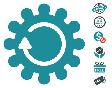 COG döndürme simgesi ücretsiz bonus