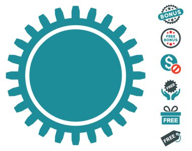 Ücretsiz Bonus dişli simgesiyle