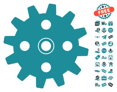 Ücretsiz Bonus dişli simgesiyle