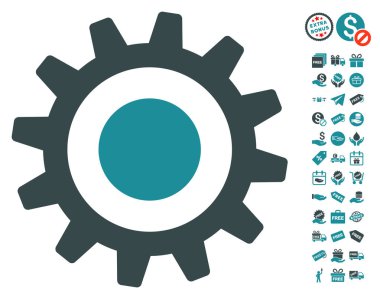 Ücretsiz Bonus dişli simgesiyle