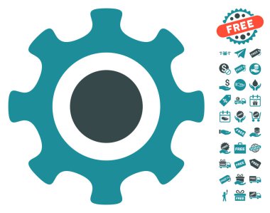 Ücretsiz Bonus dişli simgesiyle