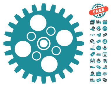 Ücretsiz Bonus dişli simgesiyle