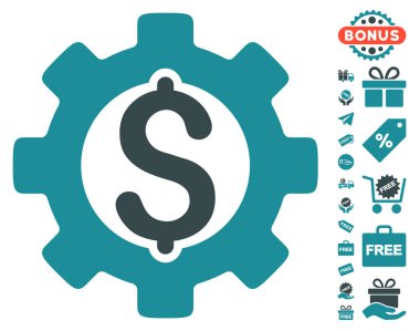 Ücretsiz Bonus ile Geliştirme maliyet simgesi