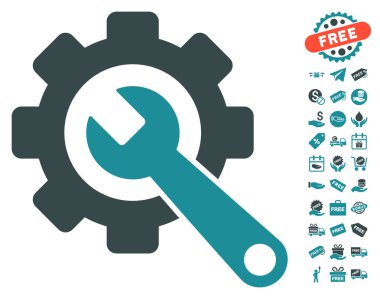 Dişli ve ücretsiz Bonus ile Wrench kutsal kişilerin resmi