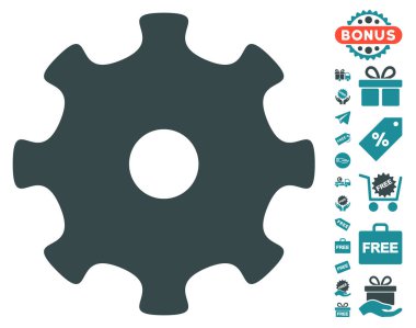 Dişli simgesini ücretsiz bonus