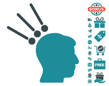 Kafa bağlayıcılar simgesi ücretsiz Bonus ile Test