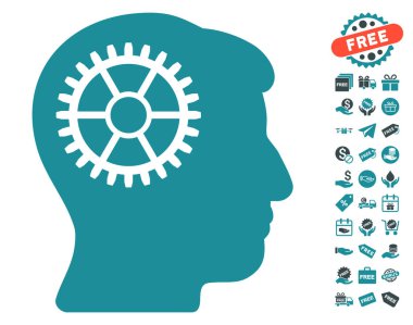 Ücretsiz Bonus ile akıl Cog simgesi