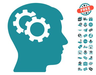 Ücretsiz Bonus ile akıl Gears simgesi