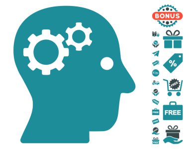 Ücretsiz Bonus ile akıl Gears simgesi