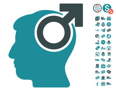 Ücretsiz Bonus ile akıl kudret simgesi