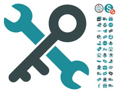 Anahtar simgesi ücretsiz Bonus ile araçları