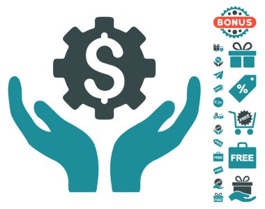 Ücretsiz Bonus ile bakım fiyat simgesi