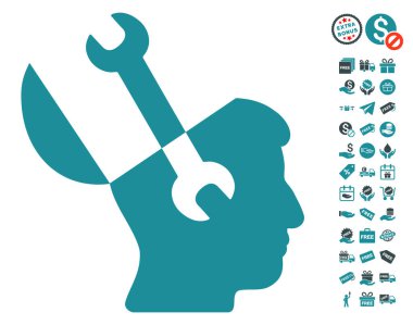 Zihin anahtar araçlar simgesine ücretsiz bonus