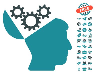 Açık fikirli Gears simgesi ücretsiz bonus