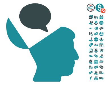 Açık fikirli görüş simgesi ücretsiz bonus