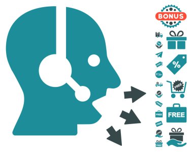 İşleç simgesi ücretsiz Bonus ile konuşmak