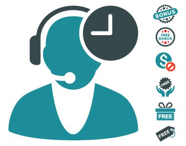 İşleç saat simgesini ücretsiz bonus