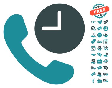 Telefon saat simgesini ücretsiz bonus