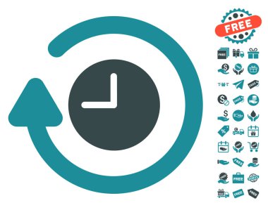 Saat simgesi ücretsiz Bonus ile tekrar