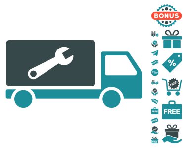 Ücretsiz Bonus ile hizmet araba simgesi