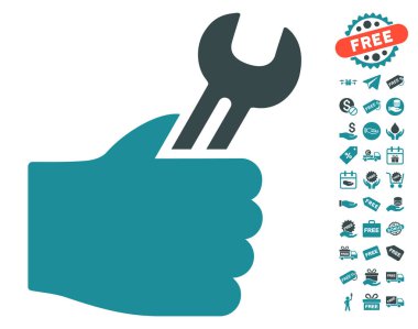 Hizmet el simgesi ücretsiz bonus