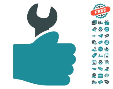 Hizmet el simgesi ücretsiz bonus