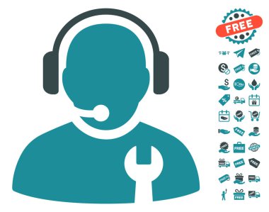 Ücretsiz Bonus ile hizmet işleç simgesi