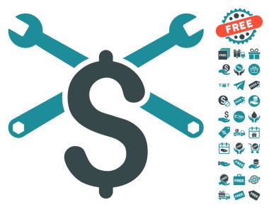 Hizmet fiyat simgesi ücretsiz bonus