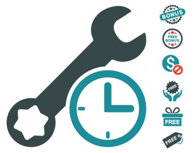 Hizmet saat simgesini ücretsiz bonus