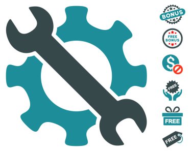 Ücretsiz Bonus simgesiyle hizmet araçları