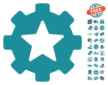 Yıldız sık seçenekleri dişli simgesini ücretsiz bonus